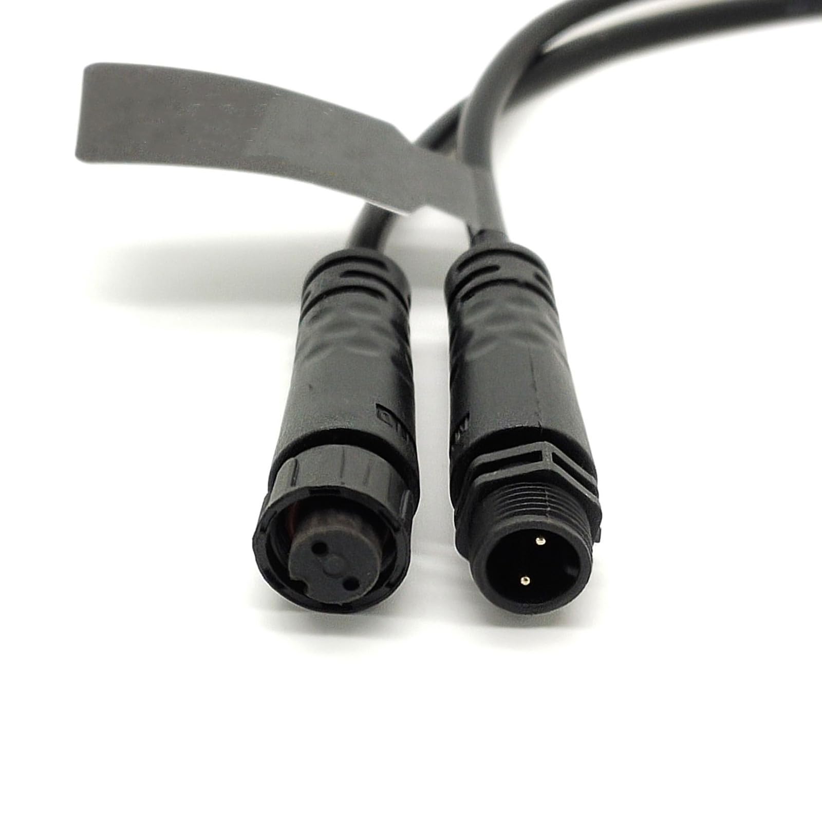 GXMRHWY M10 2pin Waterproof Male and Female Connector with 0.2M
